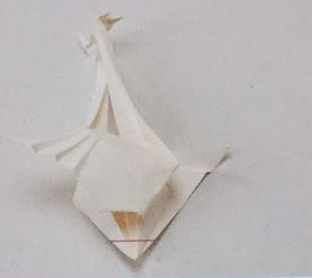 情人鹅步骤图解 鹅的折纸方法