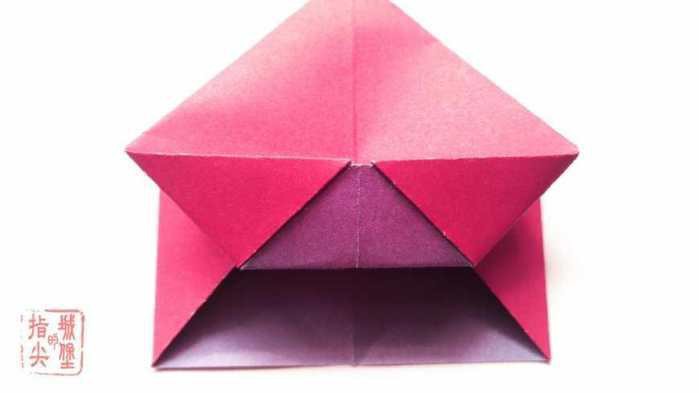 折纸玫瑰图解教程 钻石玫瑰的折法
