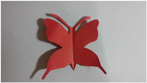 儿童剪纸教程蝴蝶怎么剪
